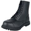 Brandit Phantom stivali in pelle con allacciatura a 10 file, nero,