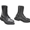 Brandit Phantom stivali in pelle con allacciatura a 14 file, nero,