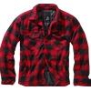 Brandit Lumberjacket giacca, rosso nero,
