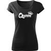 DRAGOWA Queen t-shirt corta, nero 150g/m2,