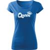 DRAGOWA Queen t-shirt corta, blu 150g/m2,