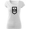 DRAGOWA Army Girl t-shirt donna 150g/m2, bianco,