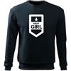 DRAGOWA Army felpa da bambino girl, blu scuro,