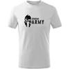 DRAGOWA Spartan t-shirt army a maniche corte per bambini, bianco,