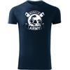 DRAGOWA Muscle army original maglietta 180g/m2, blu,