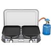Campingaz Fornello a gas e grill in uno,