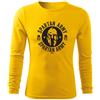DRAGOWA Fit-T maglietta a maniche lunghe Archelaos 160 g/m², giallo,