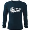 DRAGOWA Fit-T t-shirt a maniche lunghe Aristón 160 g/m², blu scuro,