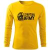 DRAGOWA Fit-T T-shirt a maniche lunghe, giallo 160g/m2,