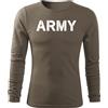 DRAGOWA Fit-T maglia a maniche lunghe 160g/m2, army oliva,