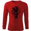 DRAGOWA Fit-T t-shirt a maniche lunghe Frank The Punisher 160 g/m², rosso,