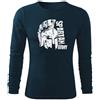 DRAGOWA Fit-T maglietta a maniche lunghe León 160 g/m², blu scuro,