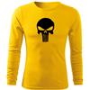 DRAGOWA Fit-T maglietta a maniche lunghe punisher 160 g/m², giallo,