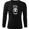DRAGOWA Fit-T maglietta a maniche lunghe special force 160 g/m², nero,