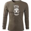 DRAGOWA Fit-T maglietta a maniche lunghe special force 160 g/m², oliva,