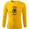 DRAGOWA Fit-T t-shirt a maniche lunghe special forces 160 g/m², giallo,