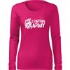 DRAGOWA Ariston t-shirt donna a maniche lunghe 160g/m2, rosa,