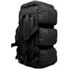 DRAGOWA Tactical Dagger zaino d'assalto 90 L, nero,