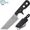 Cold Steel Mini Tac Coltello a lama fissa tanto serrated (AUS8A),