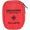 DRAGOWA Tactical Compact kit di pronto soccorso, rosso,
