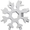 DRAGOWA Tactical Multitool in acciaio inox 19in1 Hollow, argento,