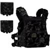 DRAGOWA Tactical Sentinel portapiatti, cp nero,