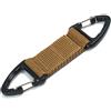 DRAGOWA Tactical Moschettone reversibile Basecamp, kaki,