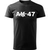 DRAGOWA Ak-47 maglietta corta 160g/m2, nera,