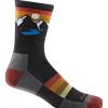Darn Tough Sunset Ridge Micro Crew calzini leggero con cuscino, charcoal,