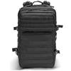 DRAGOWA Tactical US Flag Moll 3P zaino, nero,