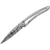 Deejo Terra Incognita chiusura coltello tatuaggio nudo,