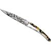 Deejo Tattoo Tartaruga coltello di chiusura, grigia titano scuro Tartaruga Ride or Die,