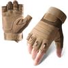 DRAGOWA Tactical Guanti tattici corti Pino, kaki,