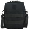 DRAGOWA Tactical Borsa medica impermeabile a tracolla 2L, nera,
