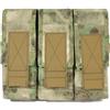 Emersongear Battlefield custodia tripla per caricatori 7.62, a-tacs verde fogliame 500D,