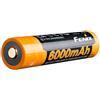 Fenix 21700 batteria ricaricabile 6000 mAh agli ioni di litio,