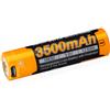 Fenix USB batteria ricaricabile 18650, 3500 mAh, li-ion,
