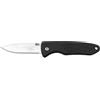 Fox Outdoor Jack coltello a una mano, nero, manico in TPR,