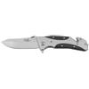 Fox Outdoor Jack knife a una mano, manico in metallo, inserti in plastica,