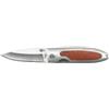 Fox Outdoor Jack coltello a una mano, argento, inserto in legno,