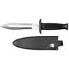 Fox Outdoor coltello da stivale reversibile con fodero, manico in gomma,