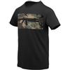 Helikon-Tex 16/203 T-shirt corta in cotone combinato, nero/bosco americano,