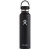 Hydro Flask Bottiglia Termica 24 OZ Standard Mouth Flex Cap 710ml, nera,