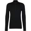 Icebreaker 260 Tech felpa termica zippered da uomo, nera,