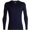 Icebreaker 200 Oasis maglietta termica a maniche lunghe da uomo, blu scuro,