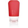 Humangear GoToob+ bottiglia da viaggio in silicone / contenitore 74 ml, rosso,
