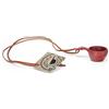 Kupilka 1 mini-tazza con cordino in pelle, rosso,
