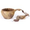 Kupilka 21 Classic Cup con cucchiaio, marrone,