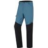 Husky Kavia pantaloni sofstshell da uomo, turchese/nero,