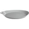 Lifeventure Piastra di plastica Piastra ellittica, grigio chiaro,